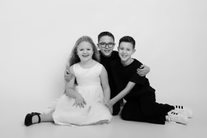 Kinderfoto von Christina De Vivo, aufgenommen im Fotostudio bei Pirmasens.