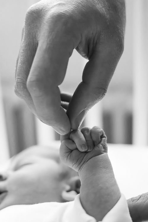 Babyshooting im Krankenhaus Pirmasens, natürlicher Zauber