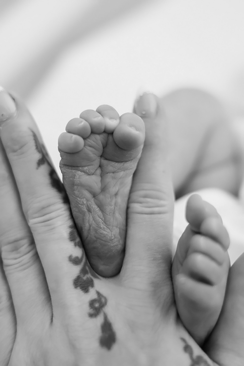 Erste Babyfotos im Krankenhaus Pirmasens, natürlicher Zauber