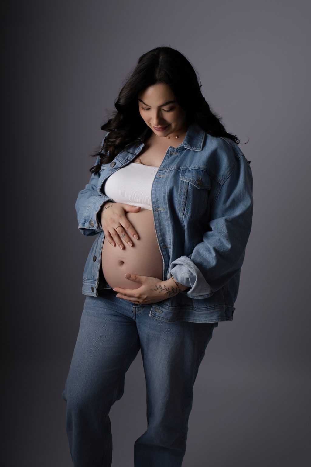Babybauchbilder im Vogue Style bei Rodalben - Christina De Vivo Fotografie