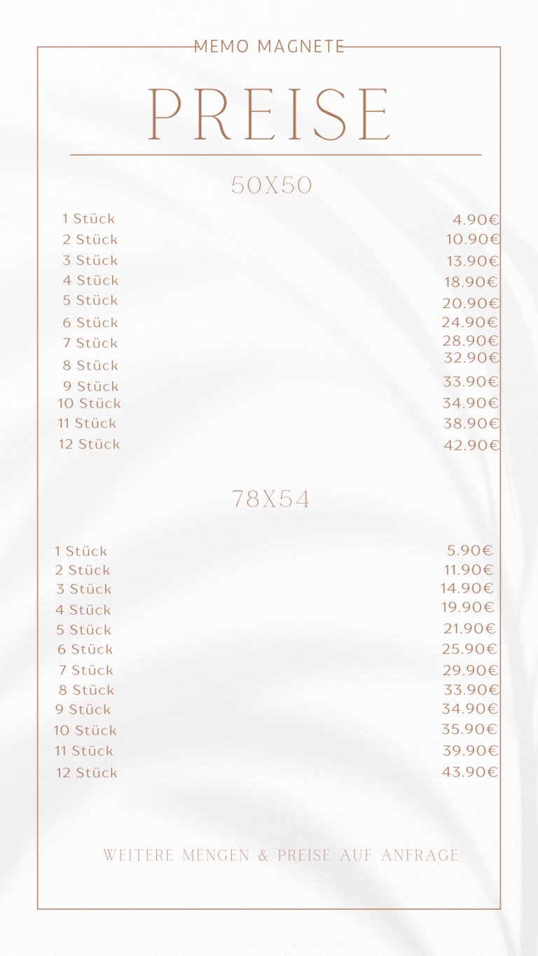 Magnete Preise