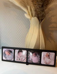 Magnetischer Fotorahmen: Für vier Magnete 50 x 50 mm