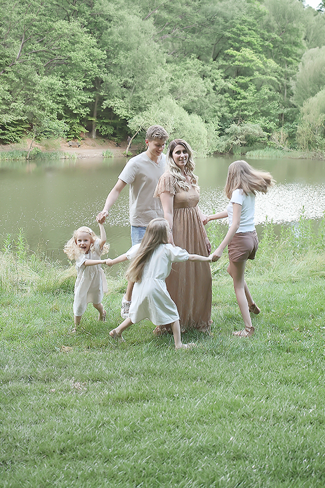 Familienfotografie , echt, natürlich bei Pirmasens