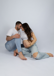 Babybauchshooting bei Zweibrücken für Paare | Christina De Vivo