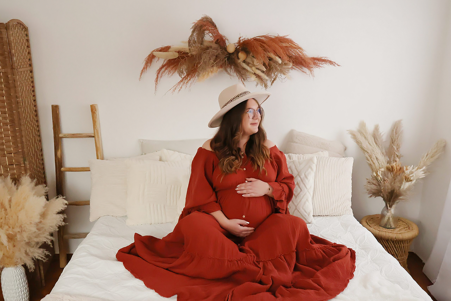 Babybauchshooting-Boho-Natural-Landstuhl-Christina-DeVivo Boho Babybauchbilder bei Zweibrücken | Christina De Vivo