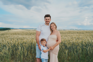 Moderne Babybauchbilder als Familie bei Pirmasens | Christina De Vivo