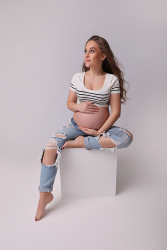 Moderne Babybauchbilder bei Pirmasens | Christina De Vivo