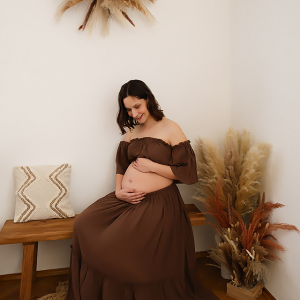 Babybauchshooting bei Pirmasens Boho Style | Christina De Vivo