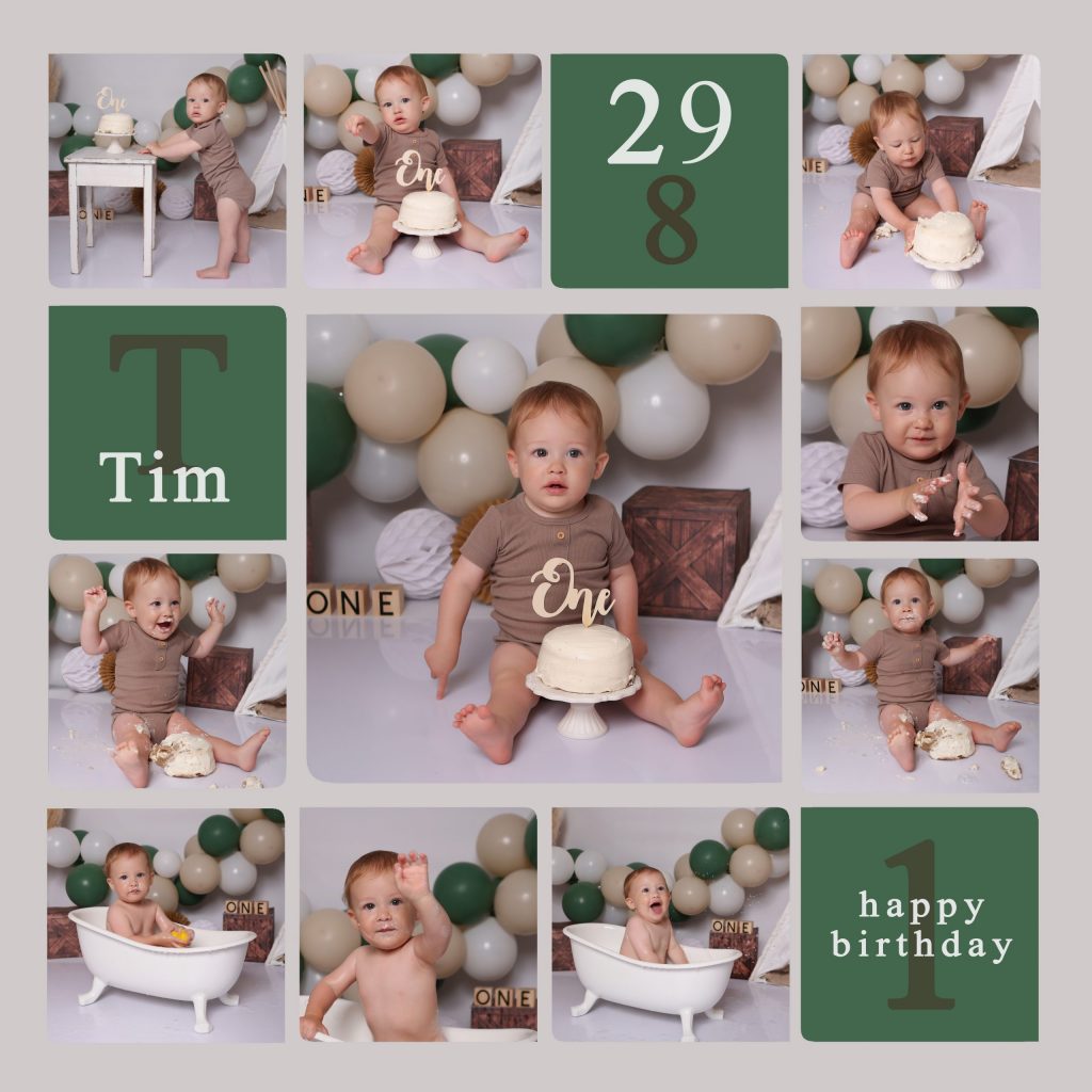 Cakesmash Fotoshooting erster Geburtstag bei Dahn | Christina De Vivo Photography