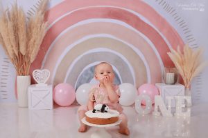 Fotograf Cakesmash erster Geburtstag bei Pirmasens | Christina De Vivo Photography