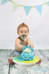 Fotograf Cakesmash erster Geburtstag bei Pirmasens | Christina De Vivo Photography