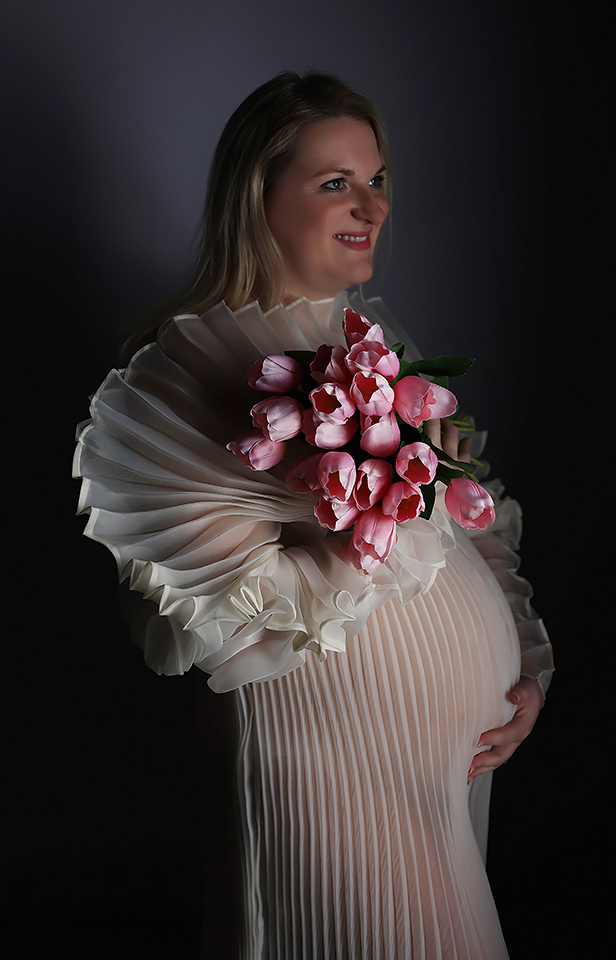 Kundenkleiderschrank für dein Babybauchshooting bei Pirmasens Christina De Vivo Photography