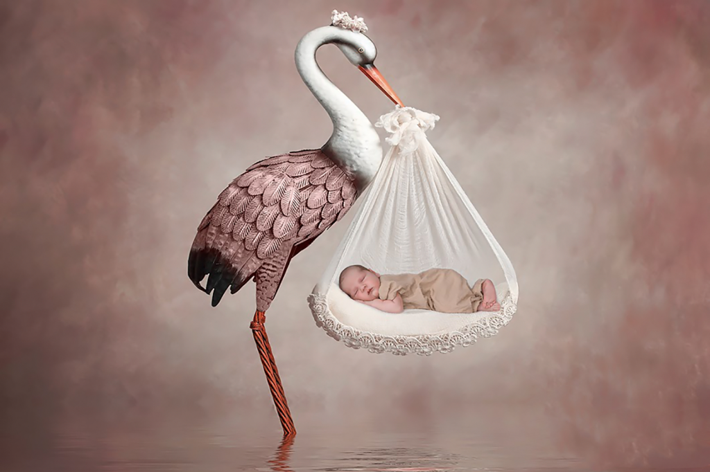 Digitaler Hintergrund für die Babyfotografie by Christina De Vivo mit mega Fotostudio bei Pirmasens