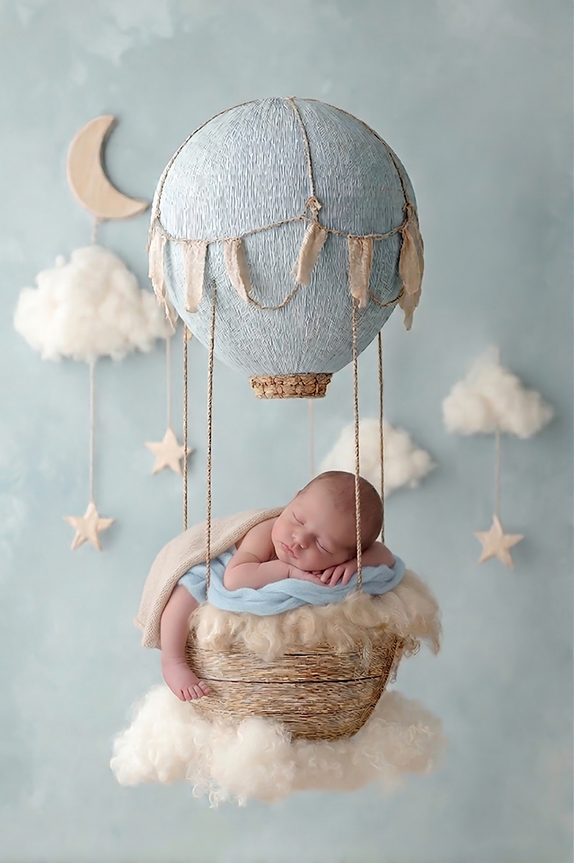 Digitaler Hintergrund für die Babyfotografie by Christina De Vivo mit mega Fotostudio bei Pirmasens