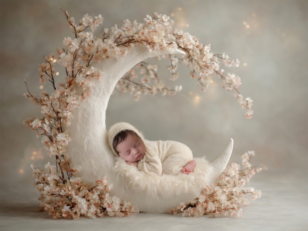 Digitaler Hintergrund für die Babyfotografie by Christina De Vivo mit mega Fotostudio bei Pirmasens