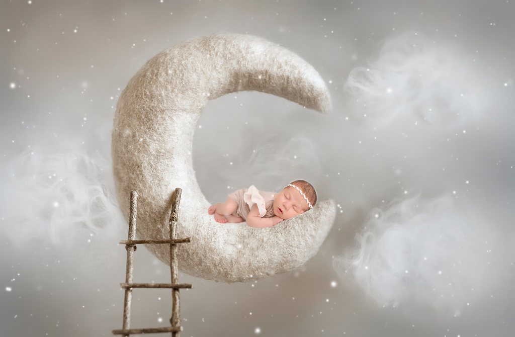 Digitaler Hintergrund für die Babyfotografie by Christina De Vivo mit mega Fotostudio bei Pirmasens