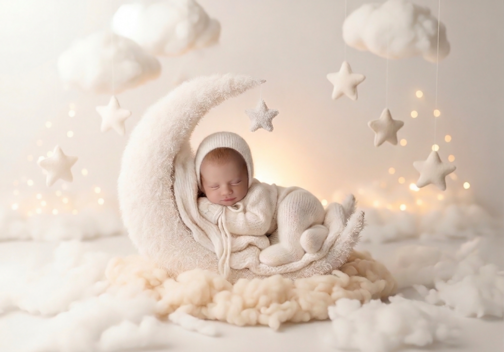 Digitaler Hintergrund für die Babyfotografie by Christina De Vivo mit mega Fotostudio bei Pirmasens
