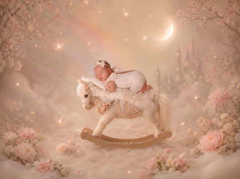 Digitaler Hintergrund für die Babyfotografie by Christina De Vivo mit mega Fotostudio bei Pirmasens