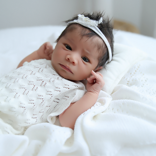 Babybilder sanft ohne posen bei Pirmasens Landstuhl Zweibrücken Homburg Fehrbach Kaiserslautern | Christina De Vivo Photography